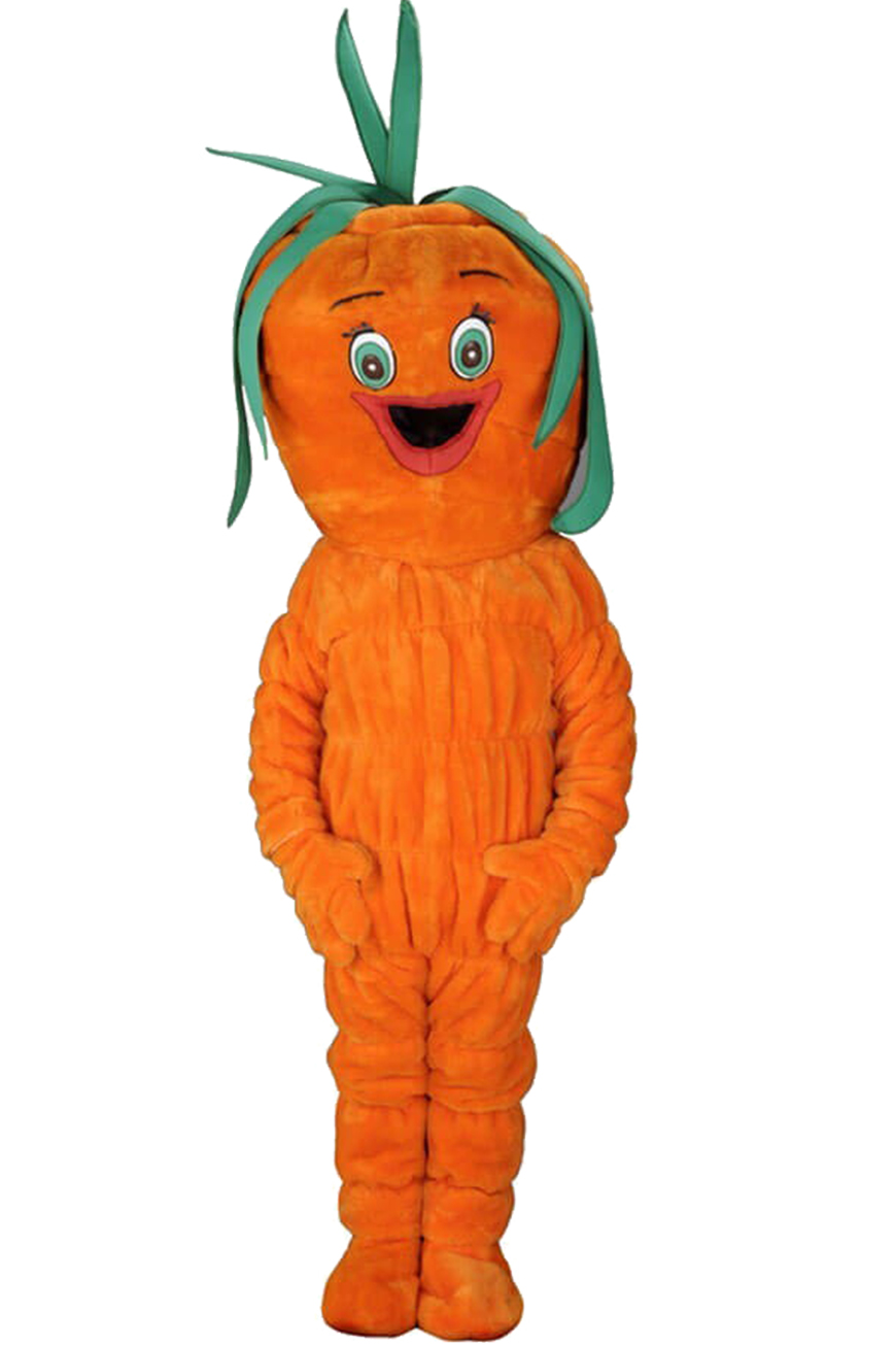 Costume mascotte de Carotte