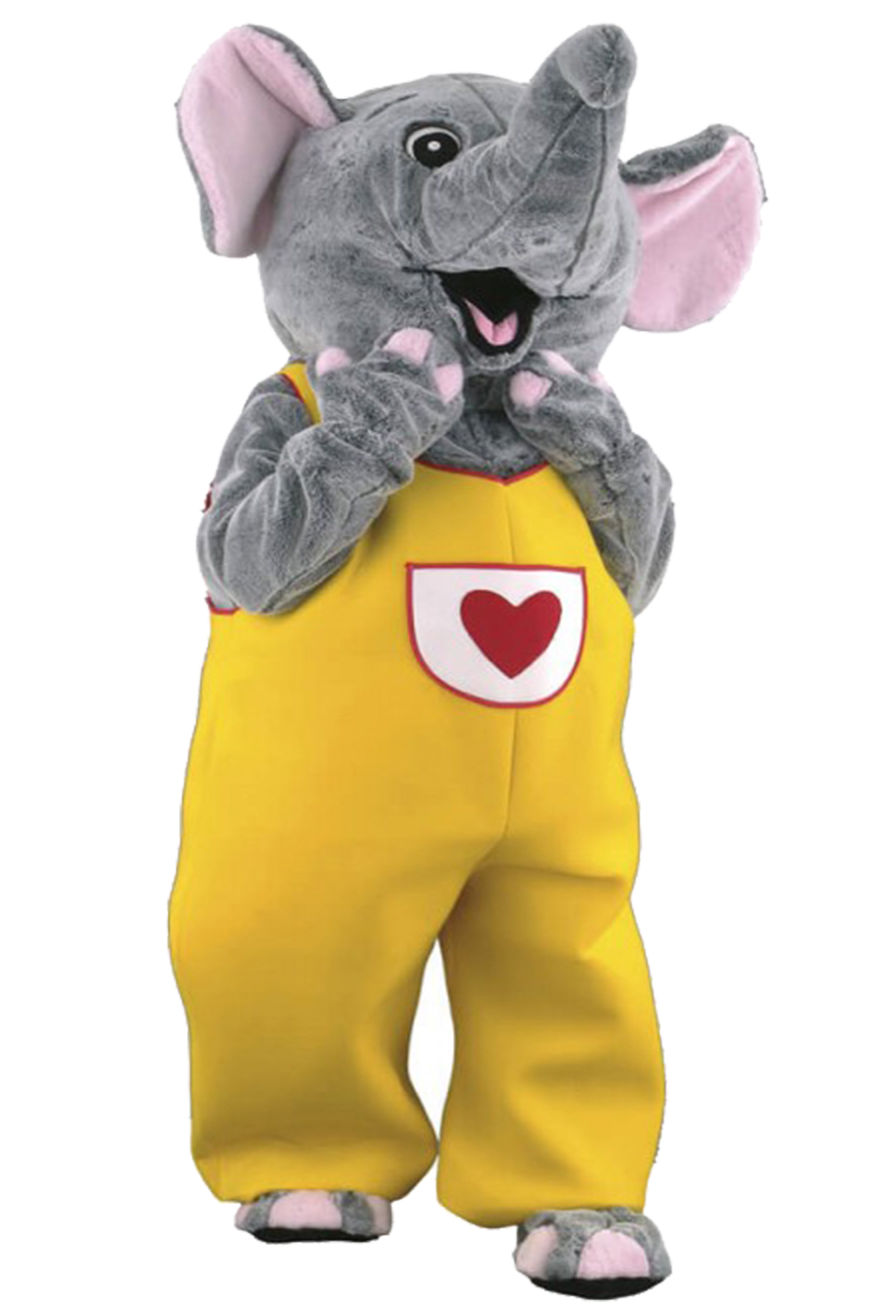 Costume mascotte d'Éléphant