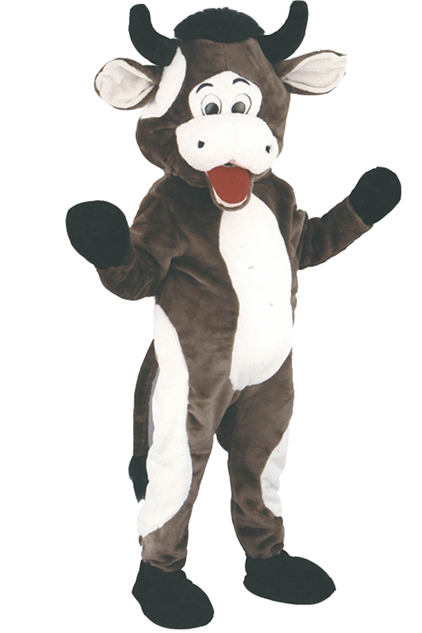Costume mascotte de Vache Marron