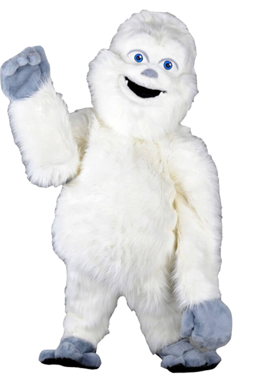Costume mascotte de Yeti