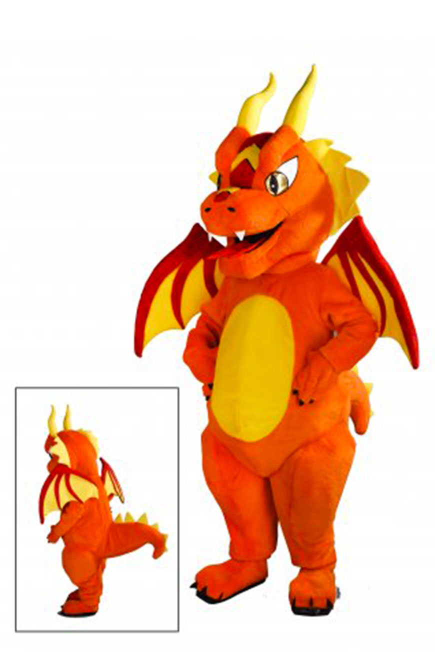 Costume mascotte de Dragon