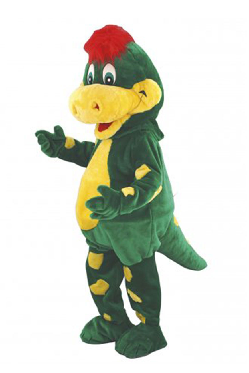 Costume mascotte de Dragon Vert
