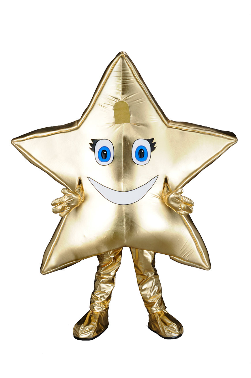 Costume mascotte d'Etoile