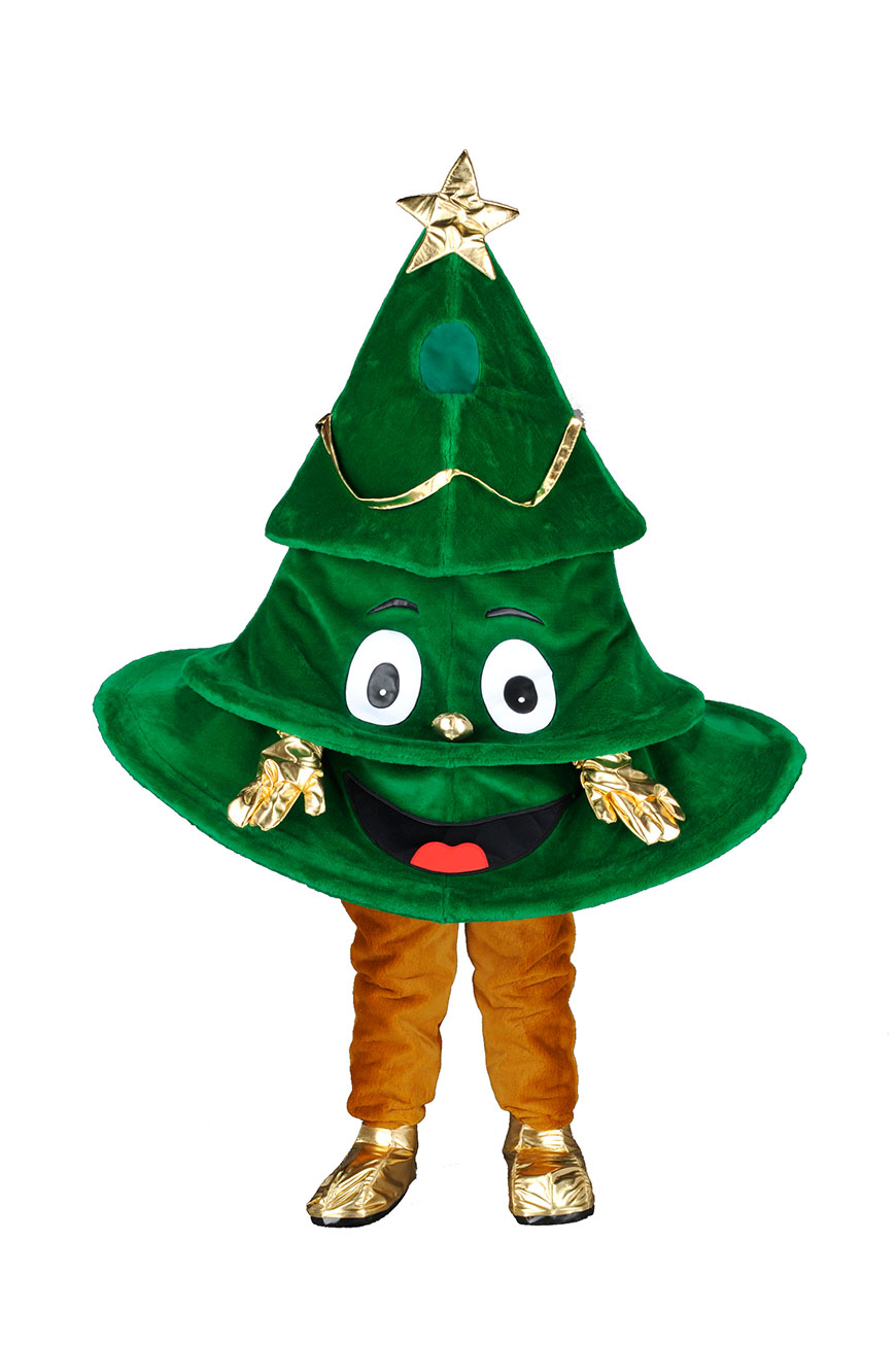 Costume mascotte de Sapin